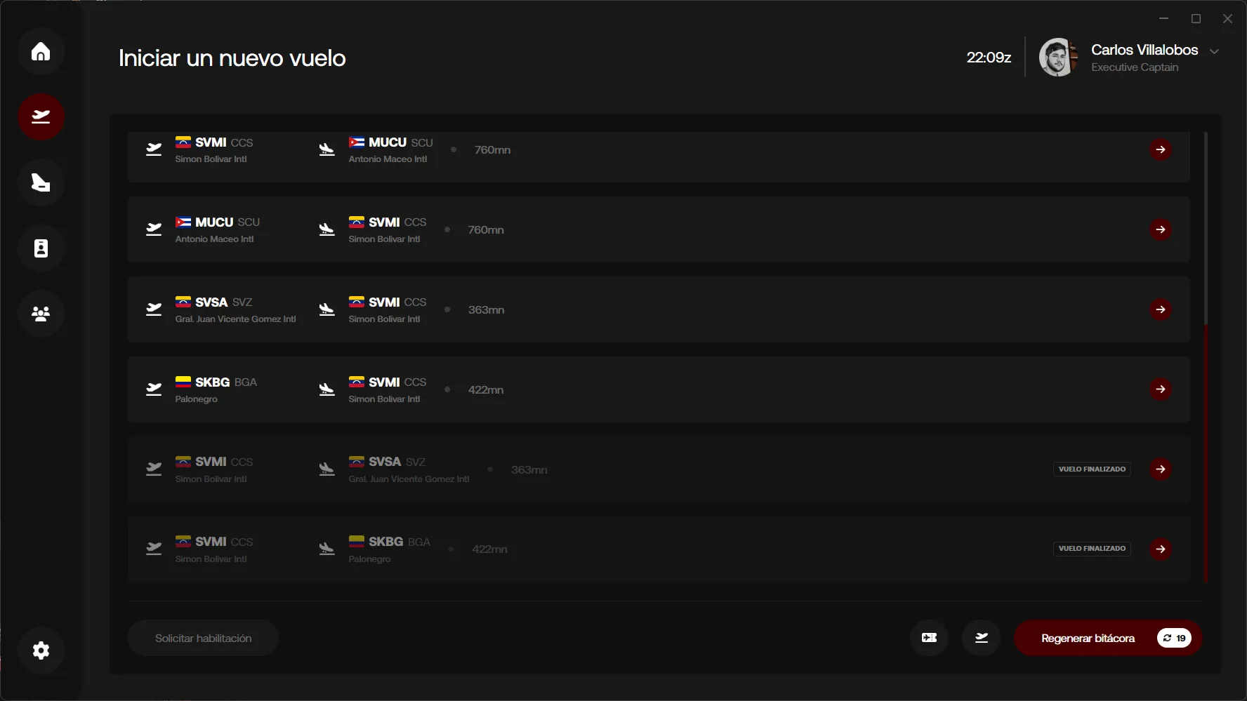 Generación dinámica de bitácoras